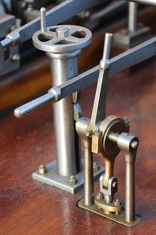 Twin cylinder colliery winding engine