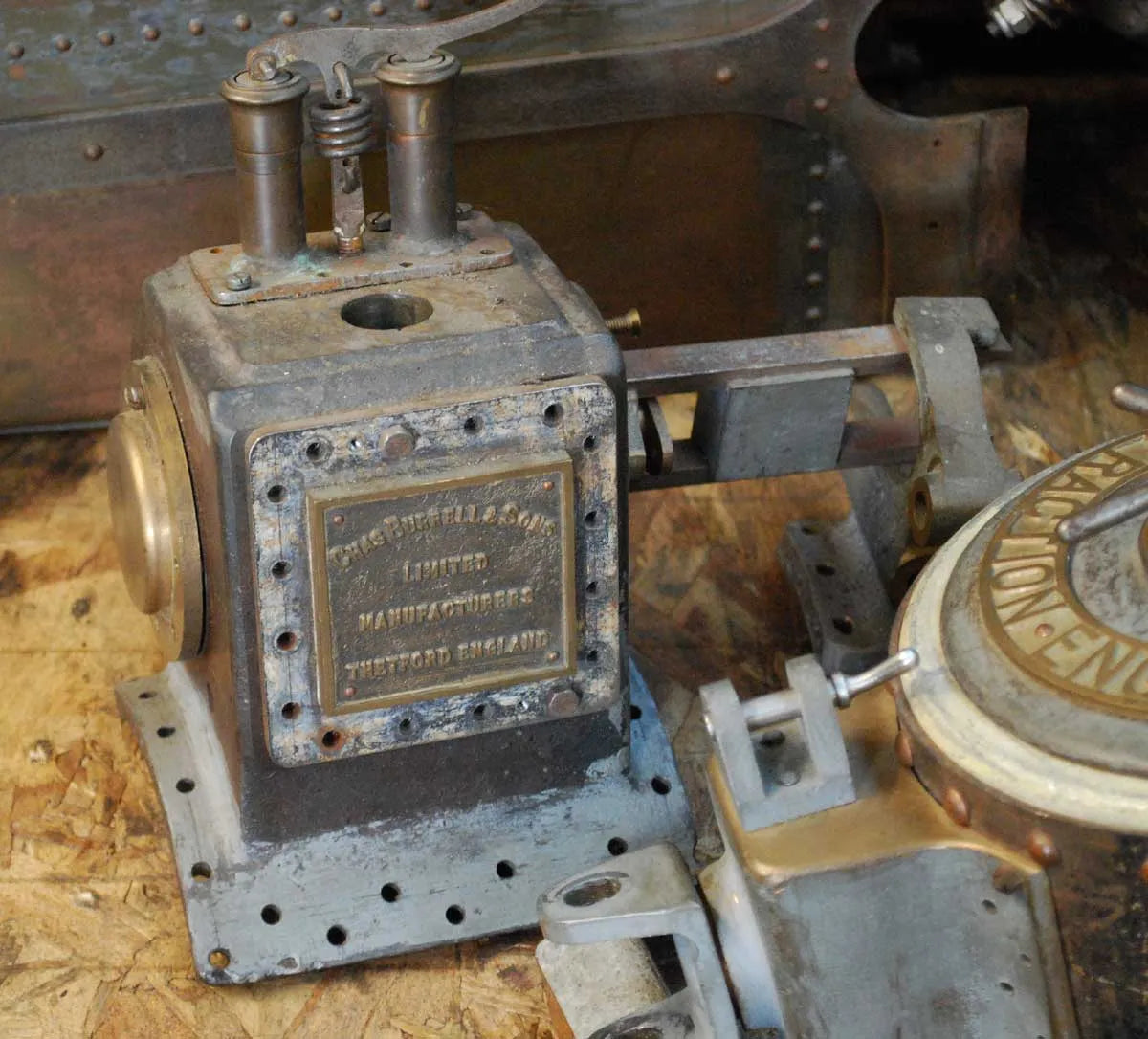 Part-built 3 inch scale Burrell