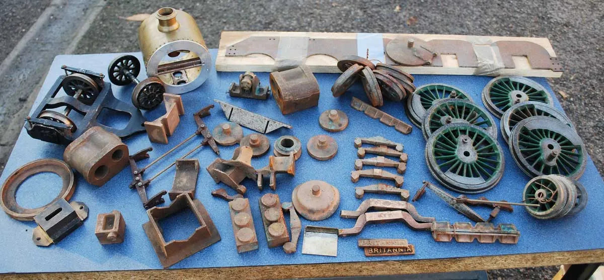 3 1/2 inch gauge Britannia castings