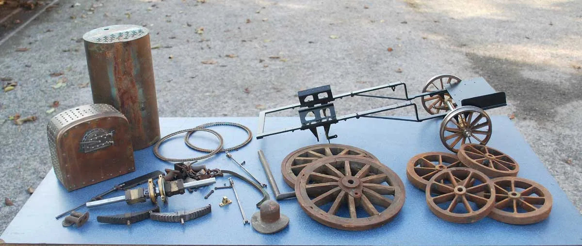 7 1/4 inch gauge Stephensons Rocket parts
