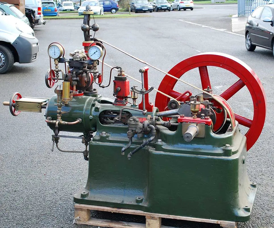 Marshall horizontal stationary engine