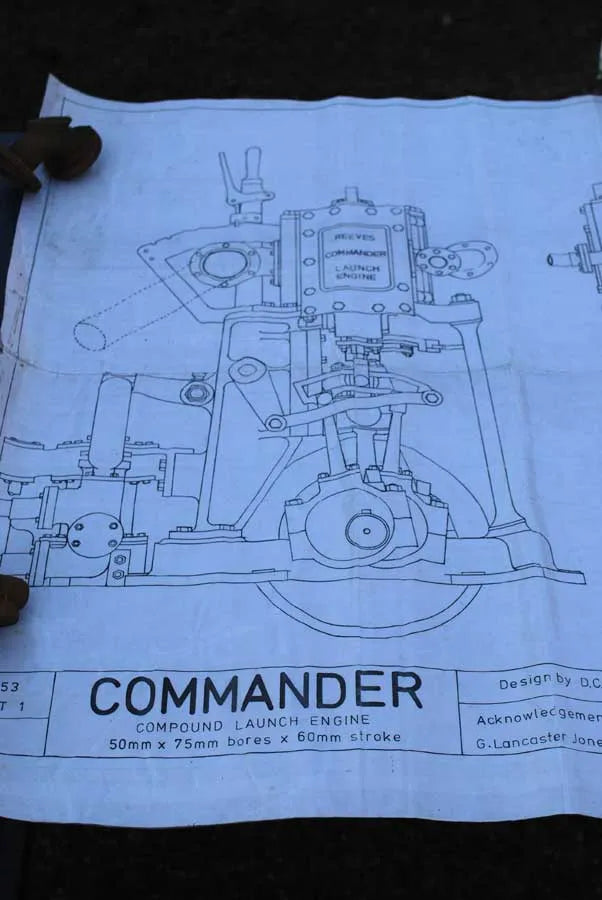 Part-built Reeves "Commander" vertical twin