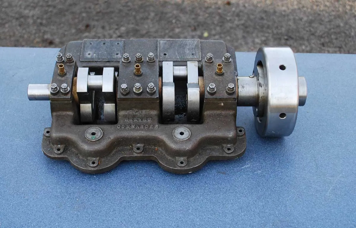 Part-built Reeves "Commander" vertical twin
