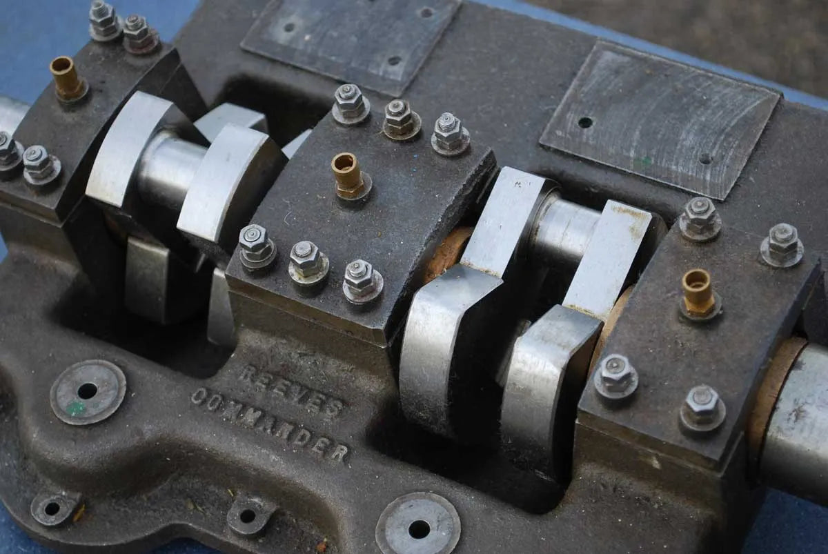 Part-built Reeves "Commander" vertical twin