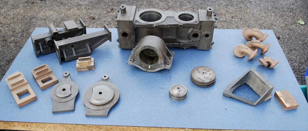 Part-built Reeves "Commander" vertical twin