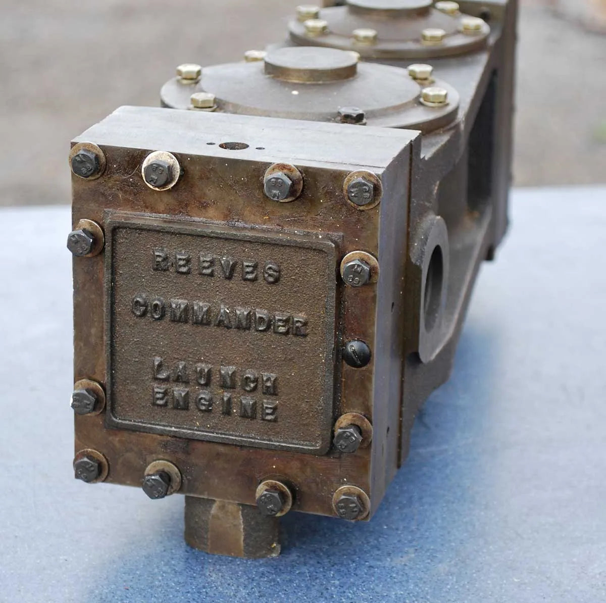 Part-built Reeves "Commander" vertical twin