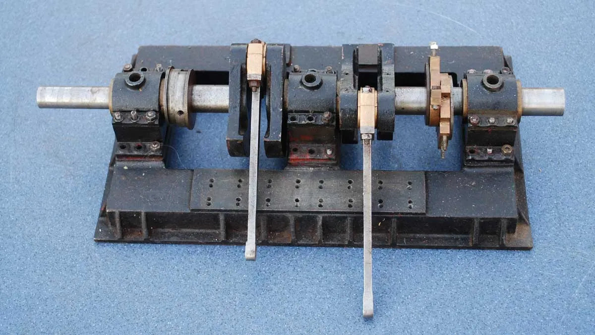 Dismantled Clarkson vertical twin