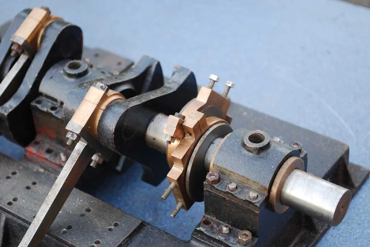 Dismantled Clarkson vertical twin