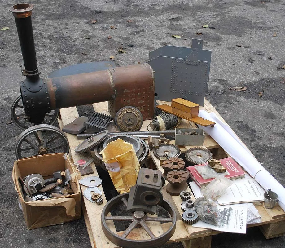 3 inch scale part-built Burrell agricultural engine