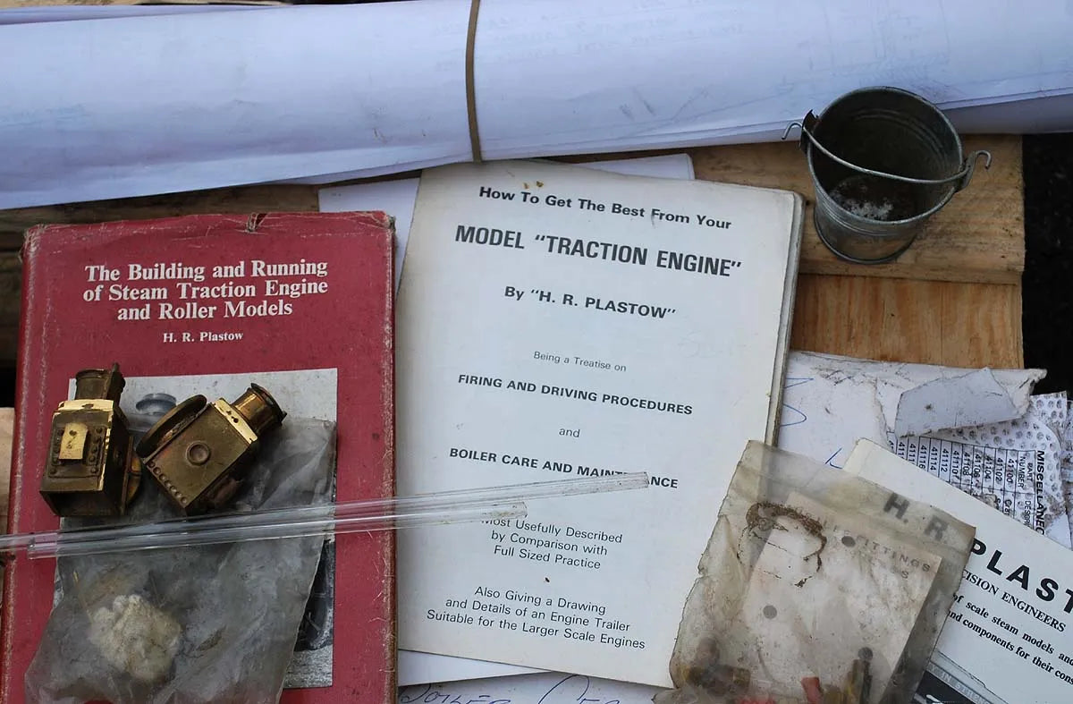 3 inch scale part-built Burrell agricultural engine