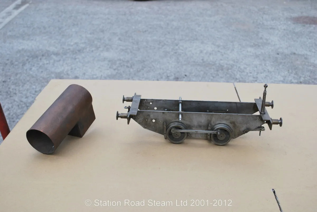 3 1/2 inch gauge "Tich" chassis with boiler barrel