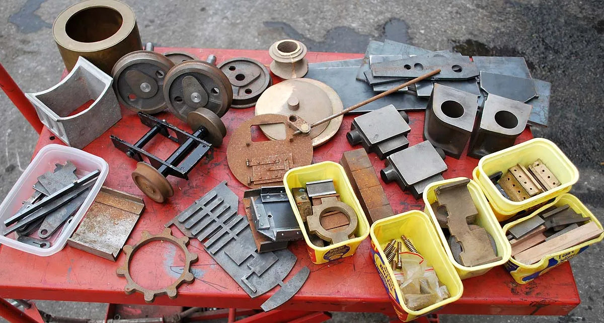 5 inch gauge "Sweet Pea" frames & castings