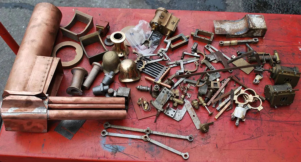 Pair part-built 3 1/2 inch gauge "Rob Roy"s