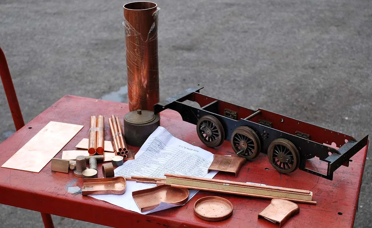 Pair part-built 3 1/2 inch gauge "Rob Roy"s