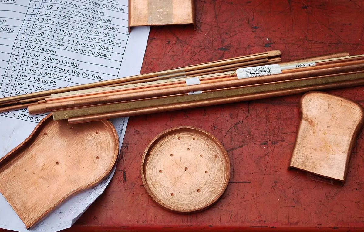 Pair part-built 3 1/2 inch gauge "Rob Roy"s