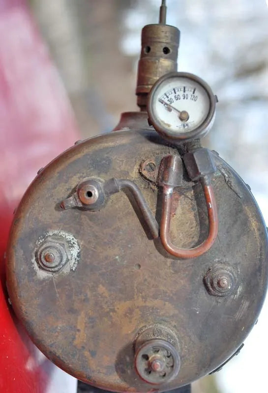 Tangye type mill engine spirit-fired boiler
