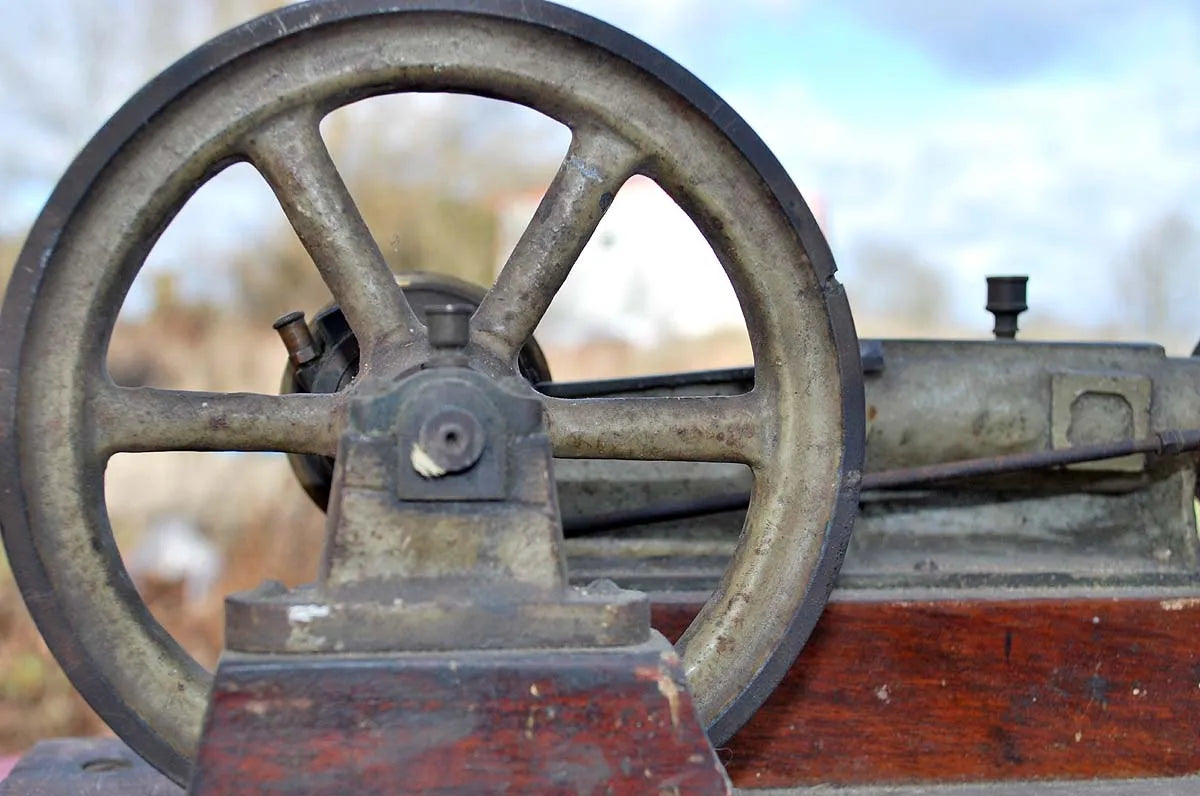 Tangye type mill engine spirit-fired boiler