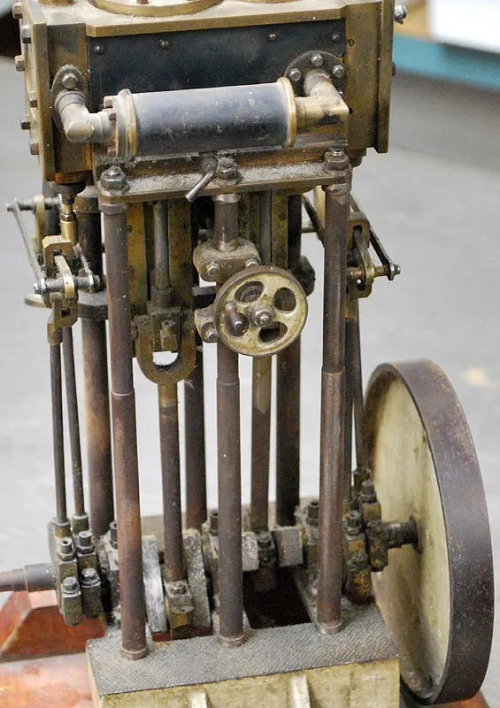 Vertical twin engine
