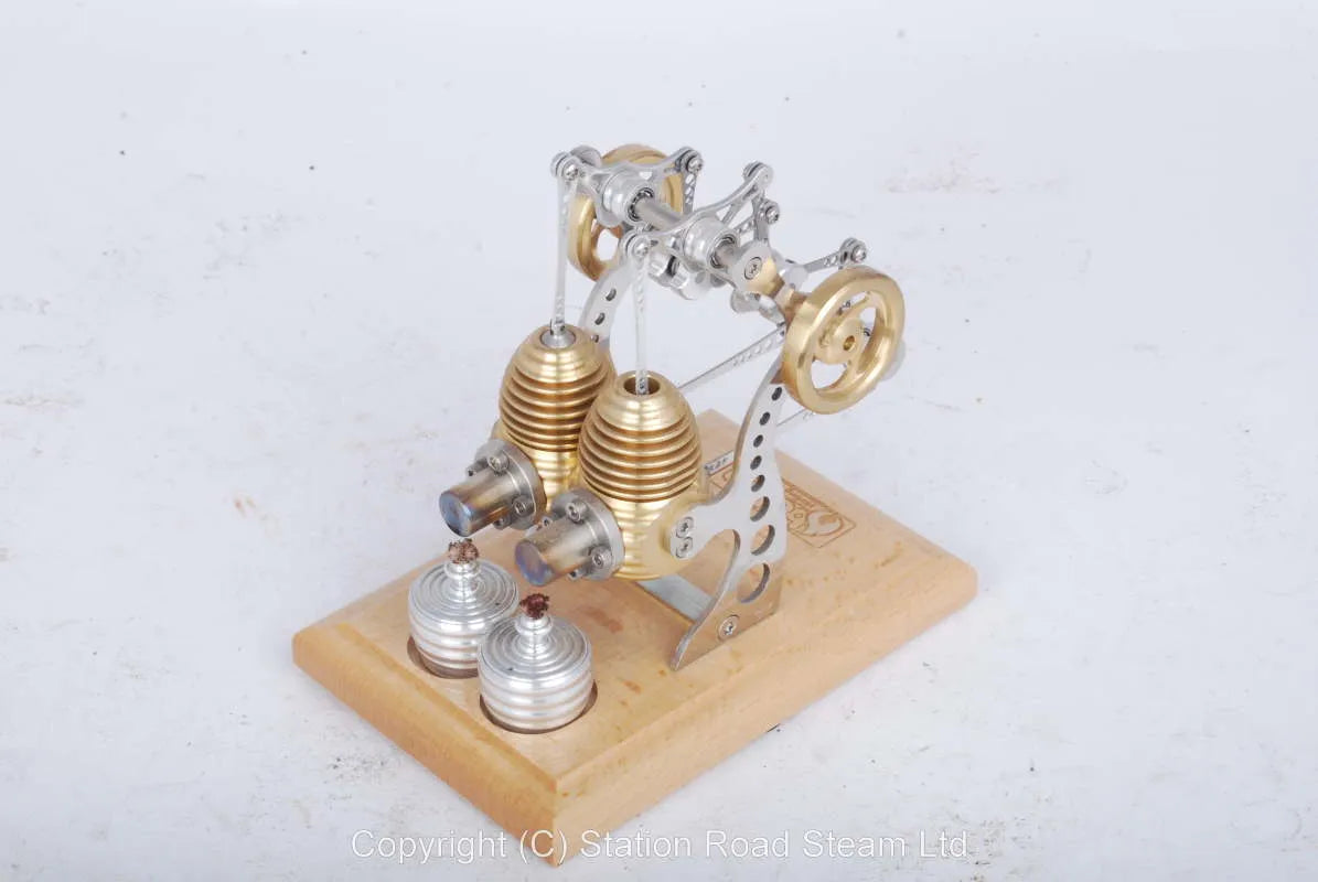 Bohm twin hot air engine