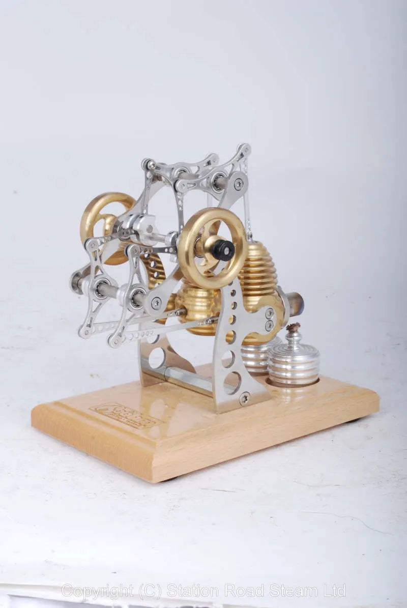 Bohm twin hot air engine