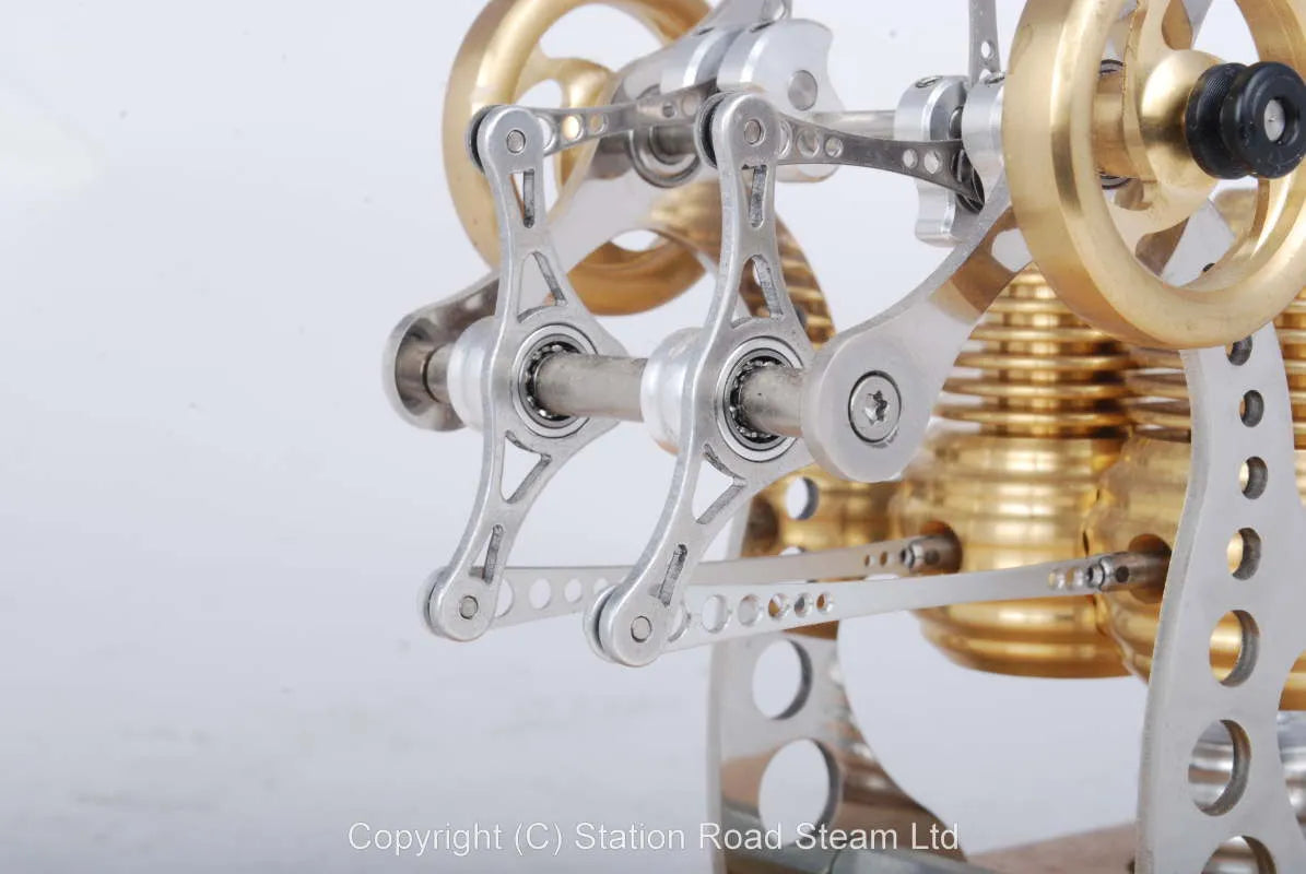 Bohm twin hot air engine