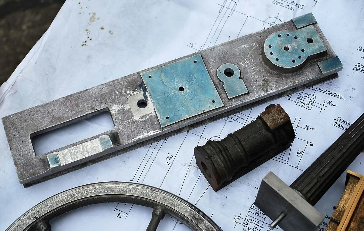 Sanderson beam engine castings