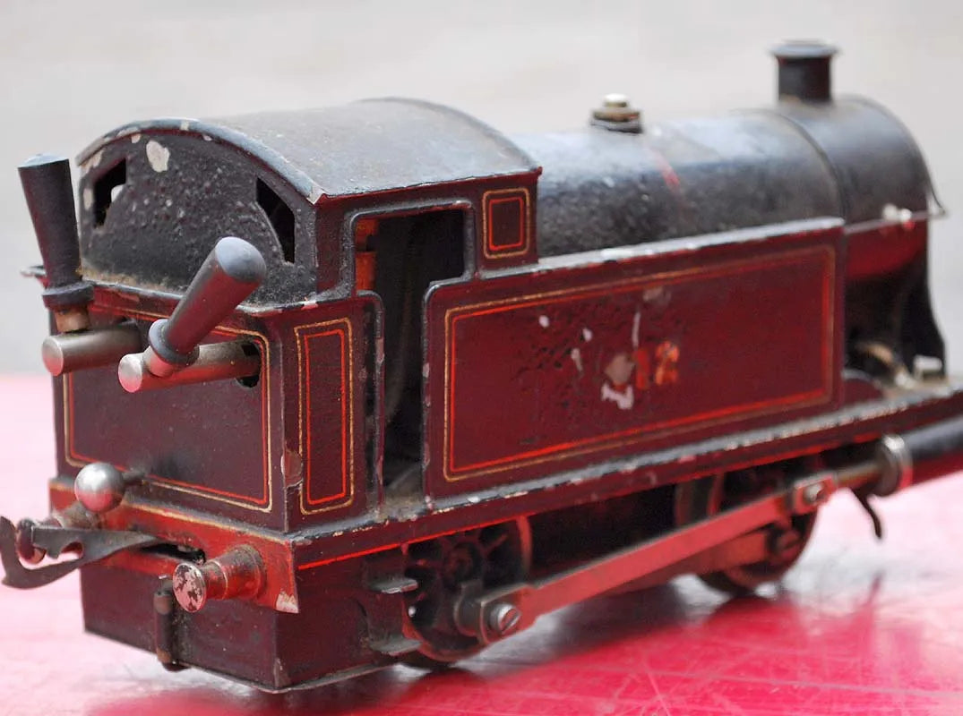 O-gauge spirit-fired 0-4-0 (black)