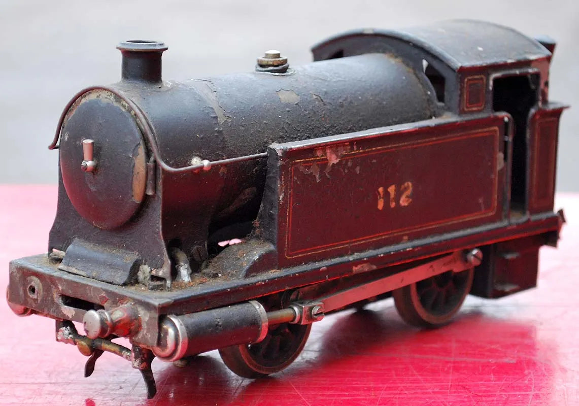 O-gauge spirit-fired 0-4-0 (black)