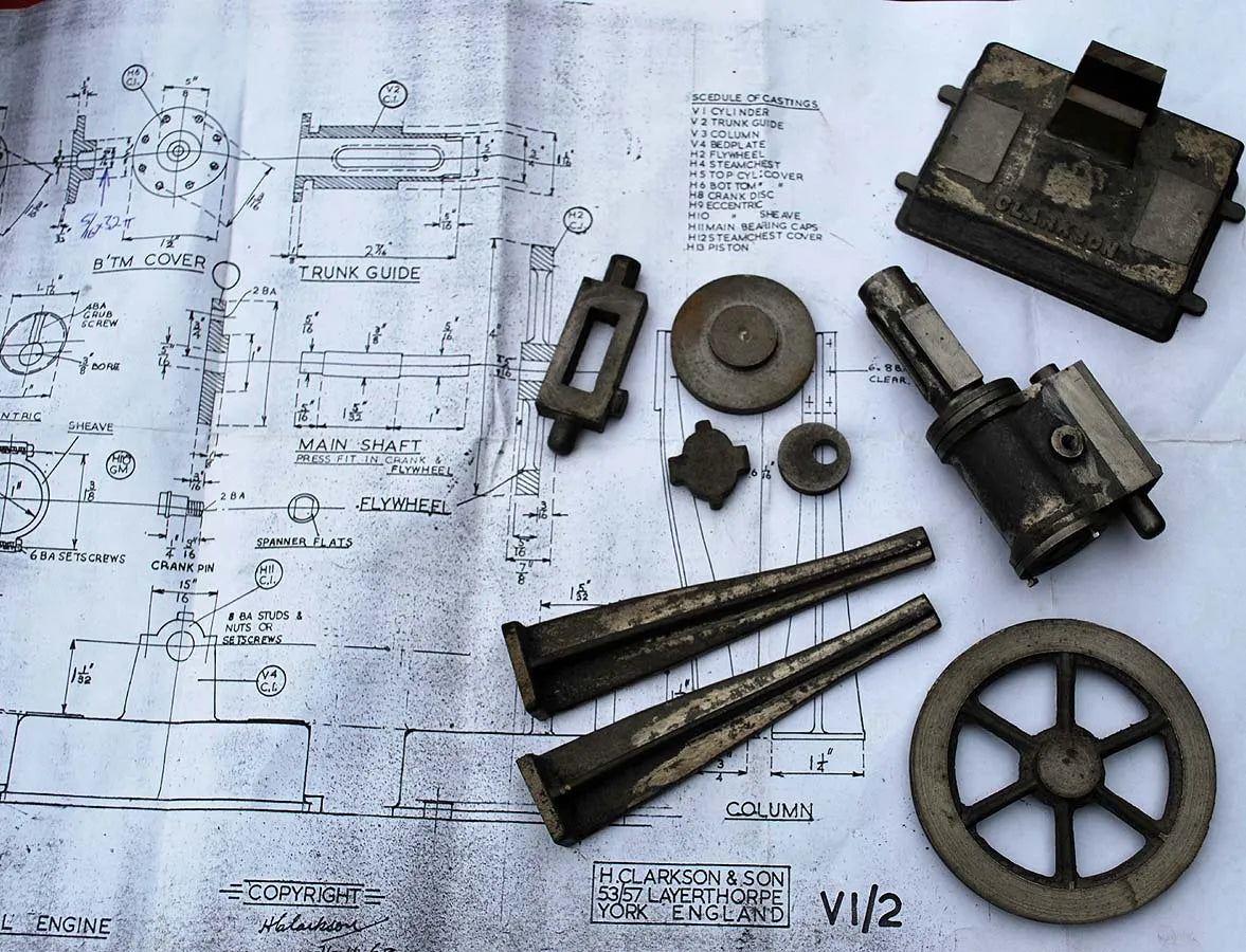 Clarkson vertical castings