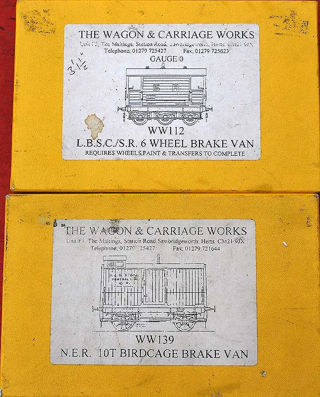 Wagon & Carriage Works 7mm scale wagons