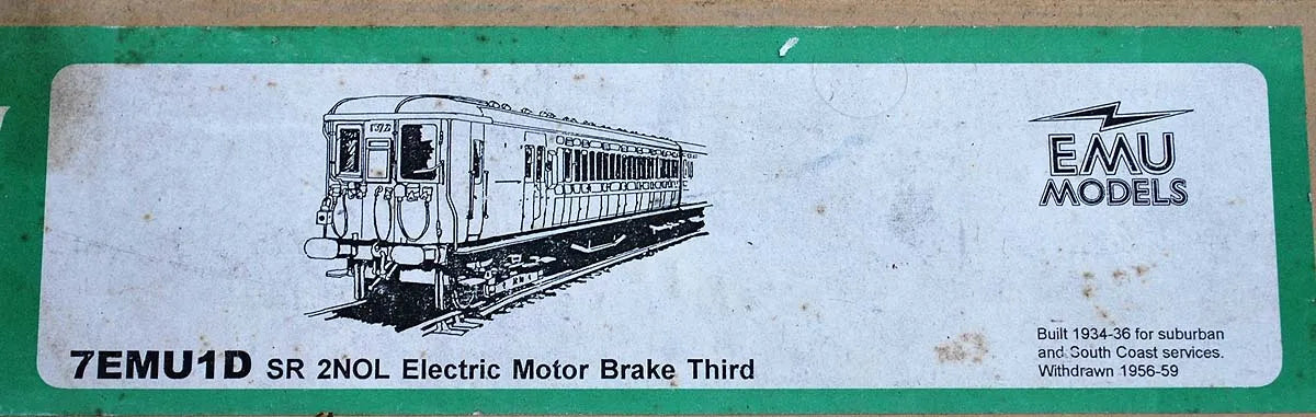 EMU Models Southern driving trailer & brake third kits