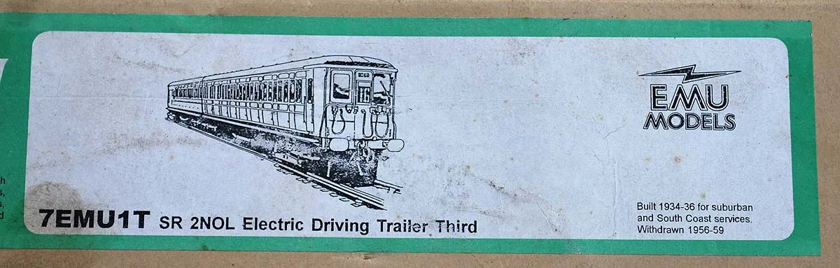 EMU Models Southern driving trailer & brake third kits