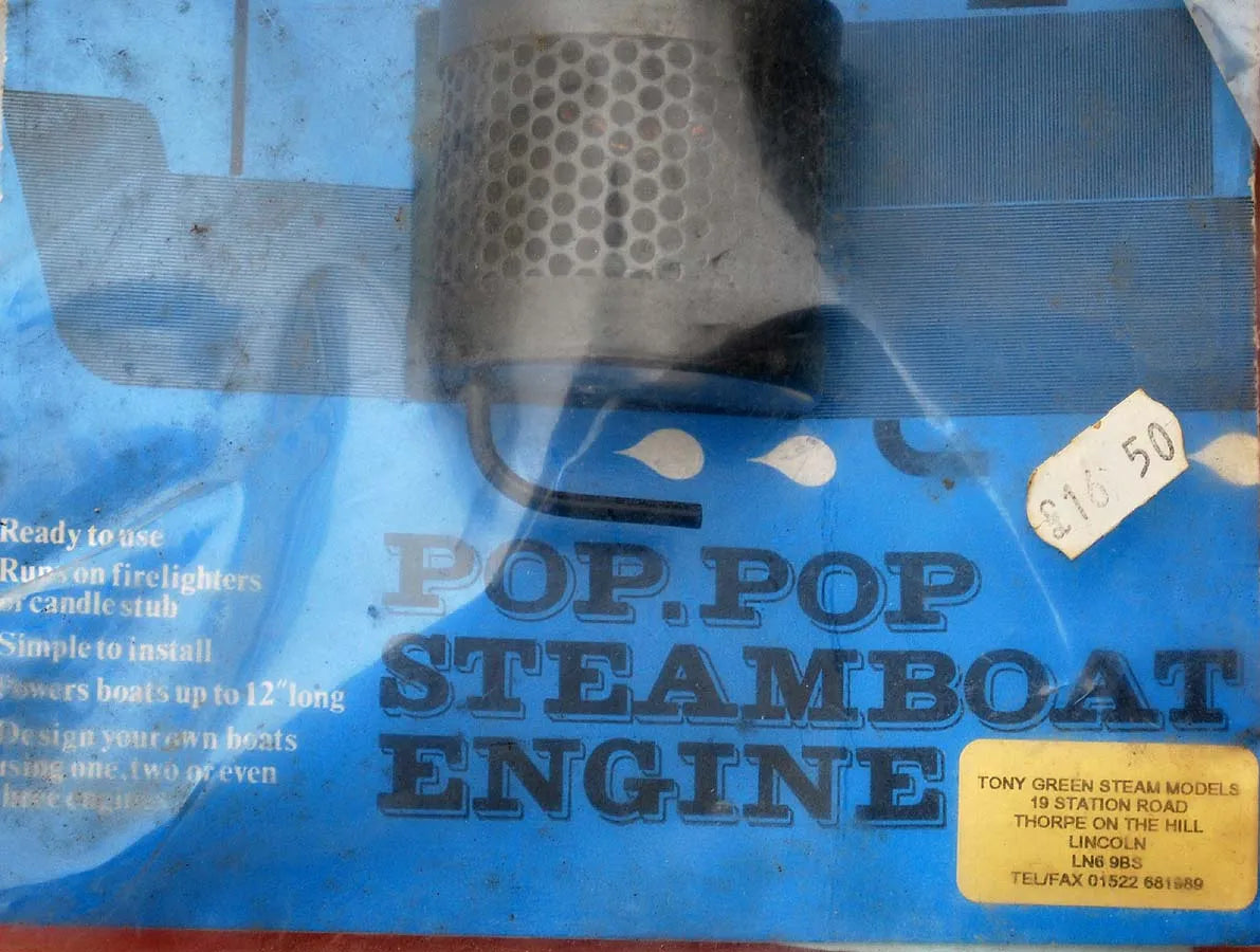 Mississipi steam boat kit, "pop-pop" motor & dynamo