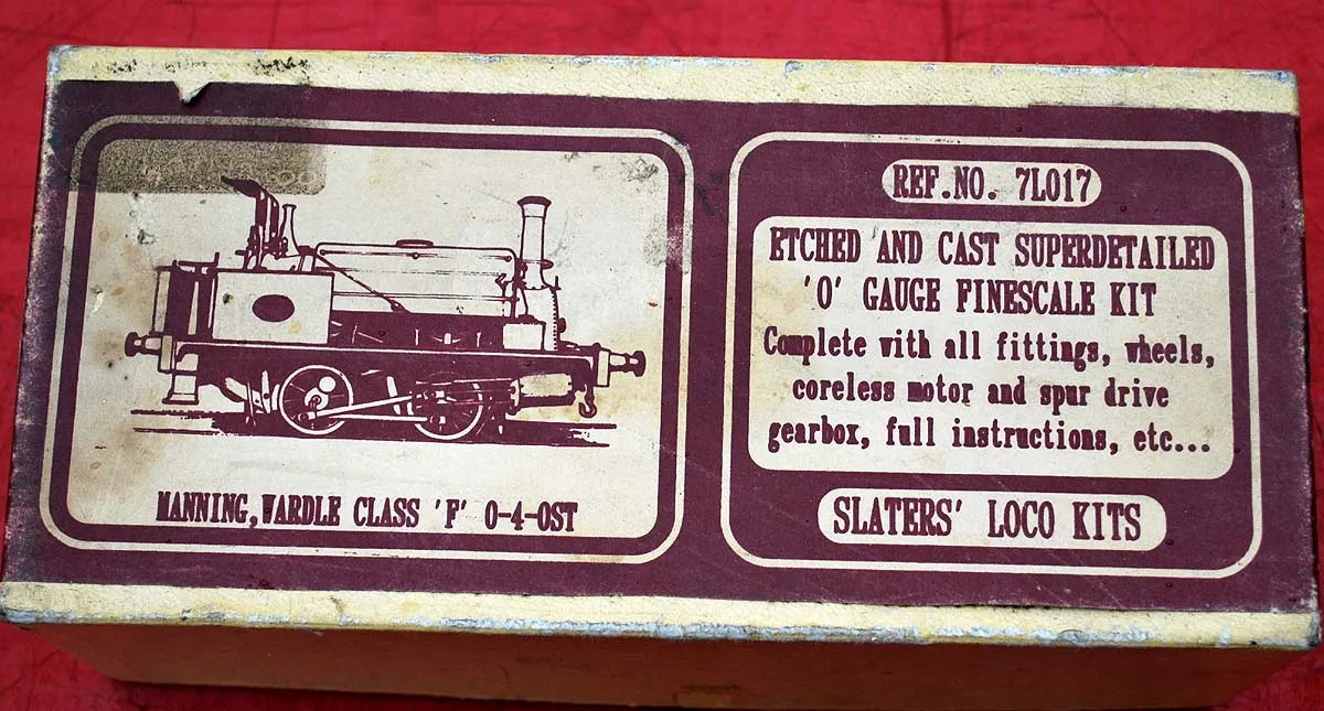 Slater's 7L017 Manning Wardle 0-6-0ST, assembled