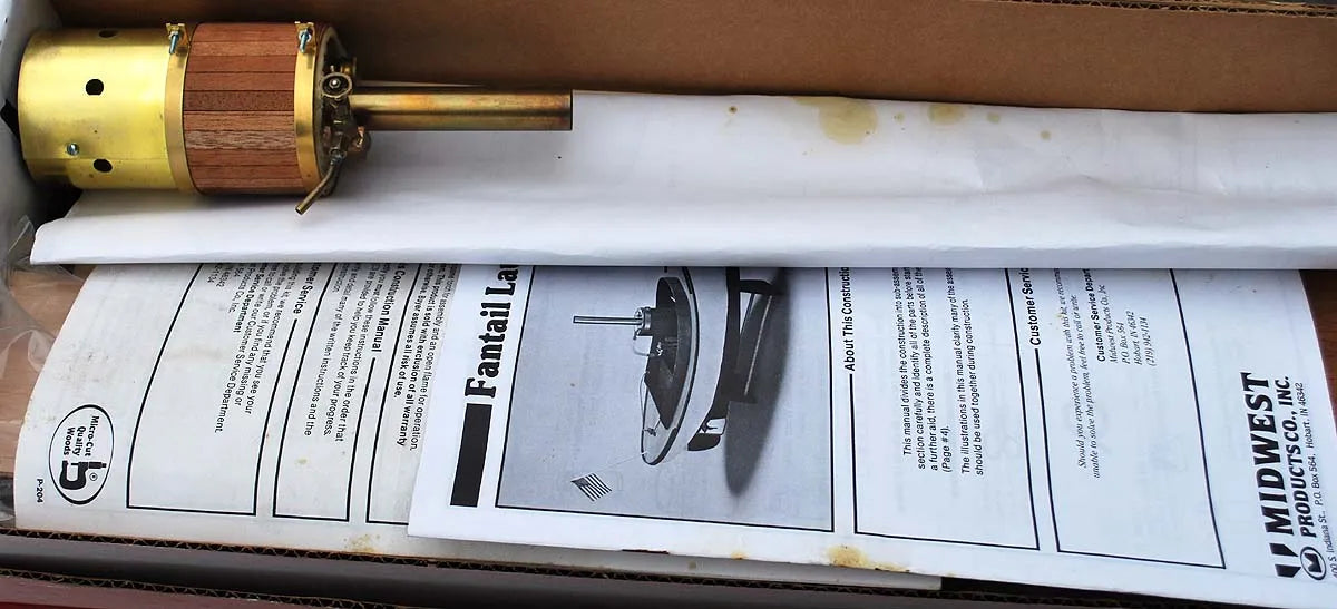 Fantail Launch kit, c/w boiler & oscillating engine