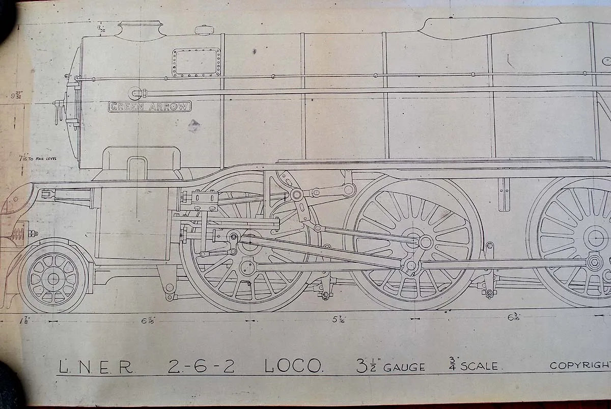 Clarkson 3 1/2 inch gauge V2 castings