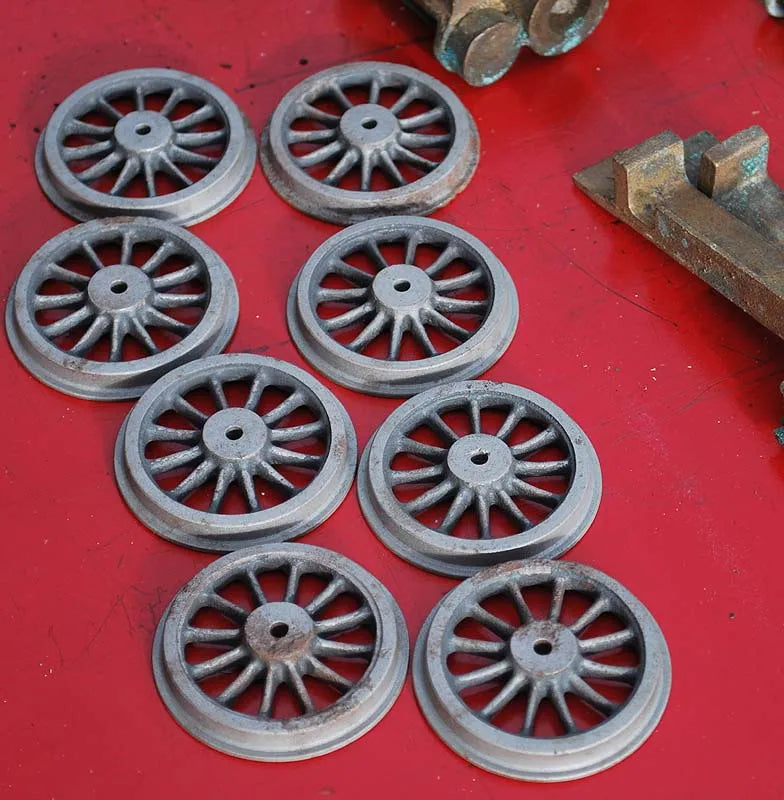 2 1/2 inch gauge LNER A3 chassis, castings