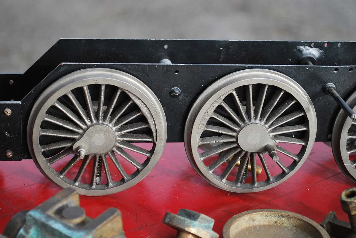 2 1/2 inch gauge LNER A3 chassis, castings