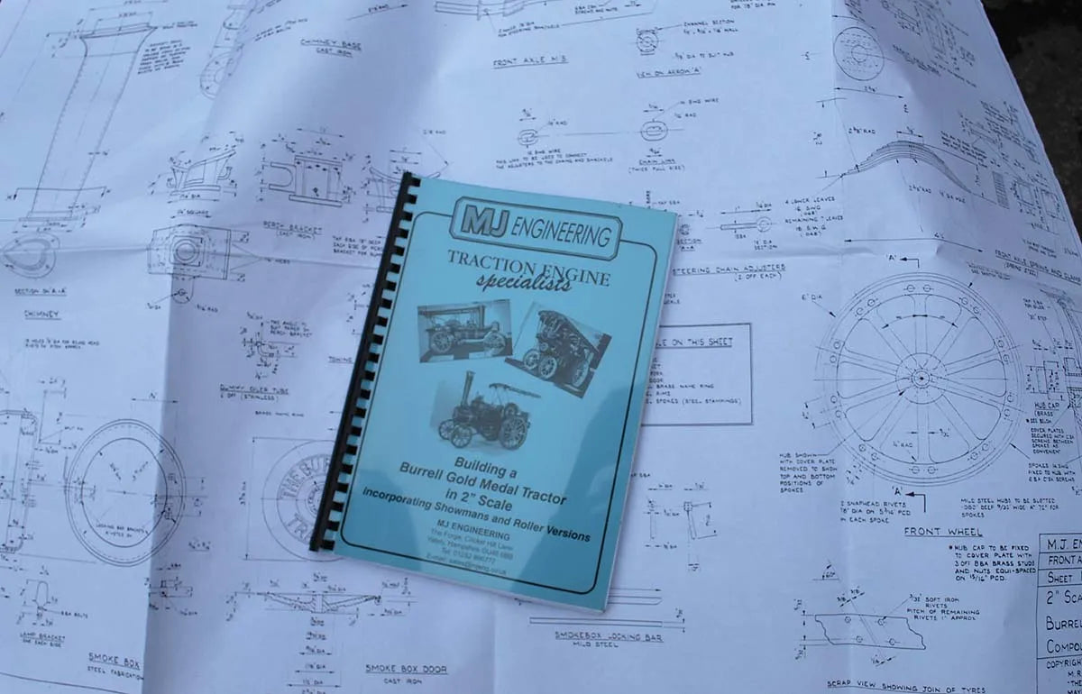 2 inch scale Burrell Gold Medal tractor boiler kit and castings