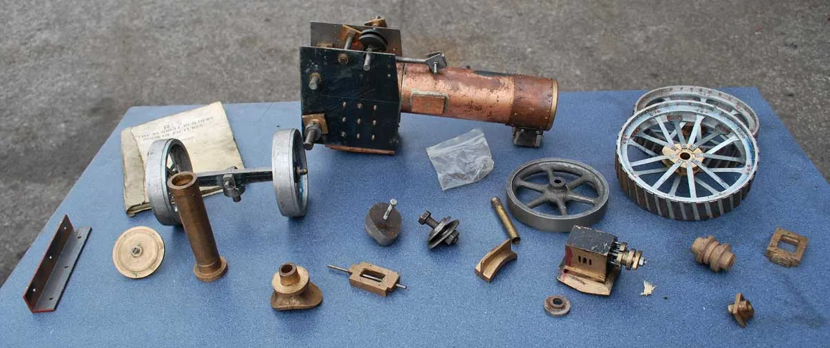 Part-built "Minnie" with Chambers boiler