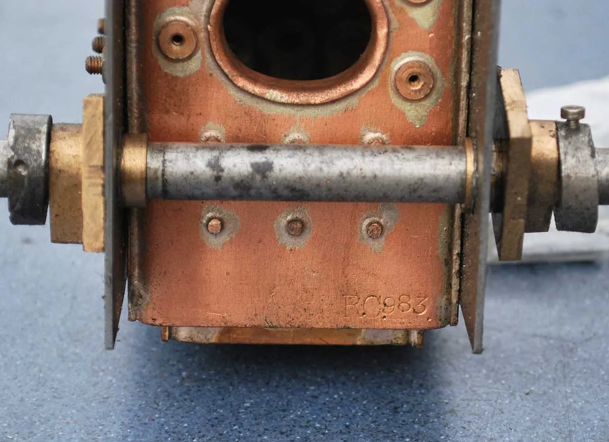 Part-built "Minnie" with Chambers boiler