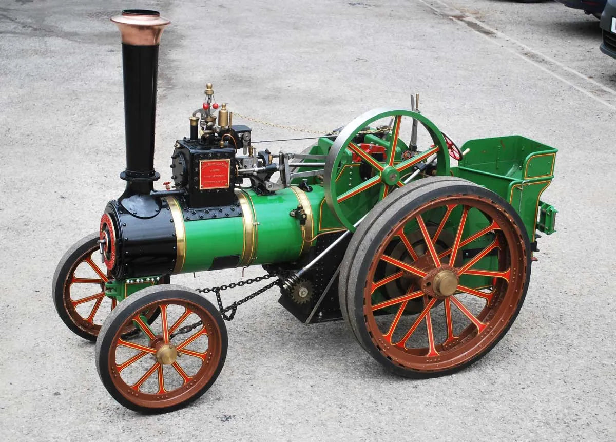 4 1/2 inch scale Burrell agricultural engine