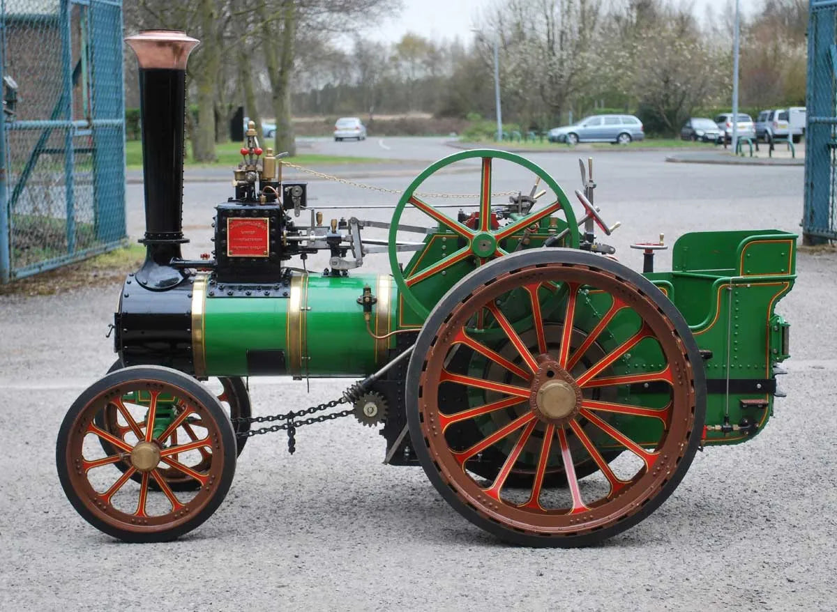 4 1/2 inch scale Burrell agricultural engine