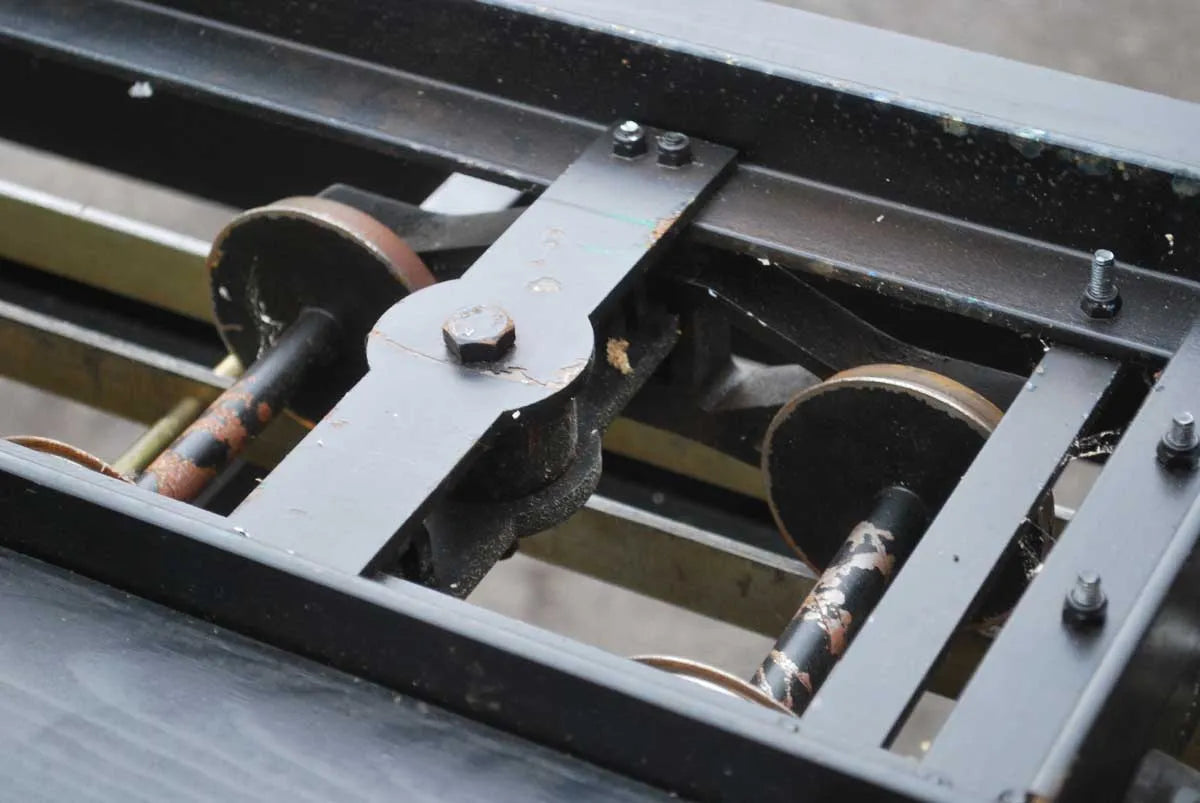 5 inch gauge ground level bogie trolley