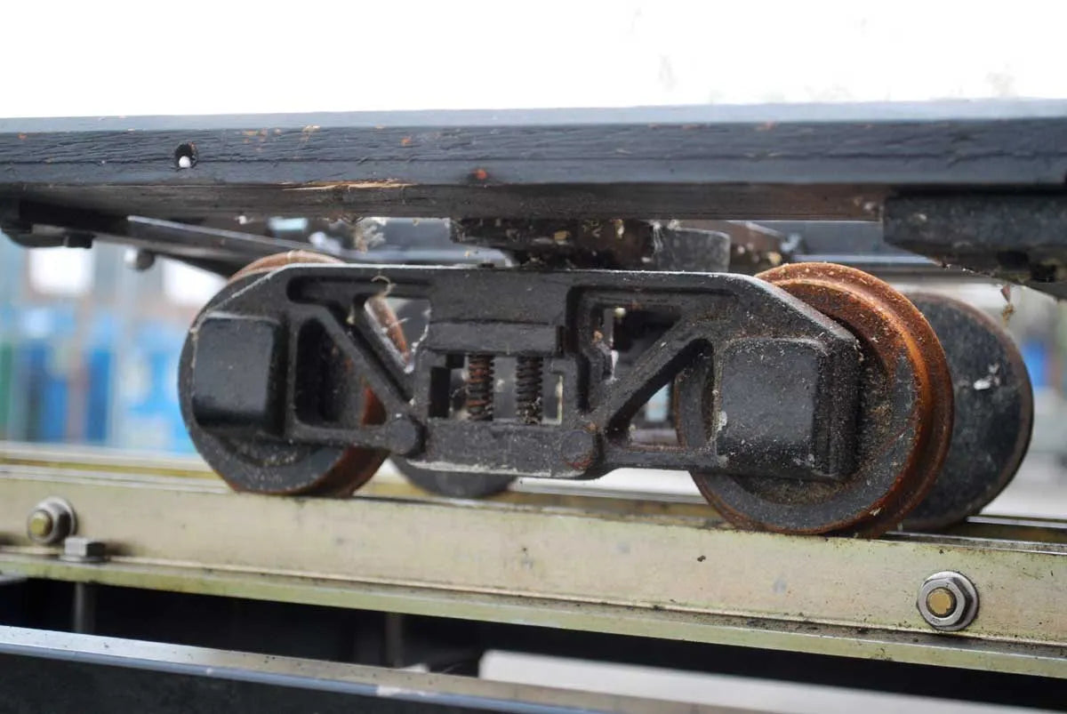 5 inch gauge ground level bogie trolley
