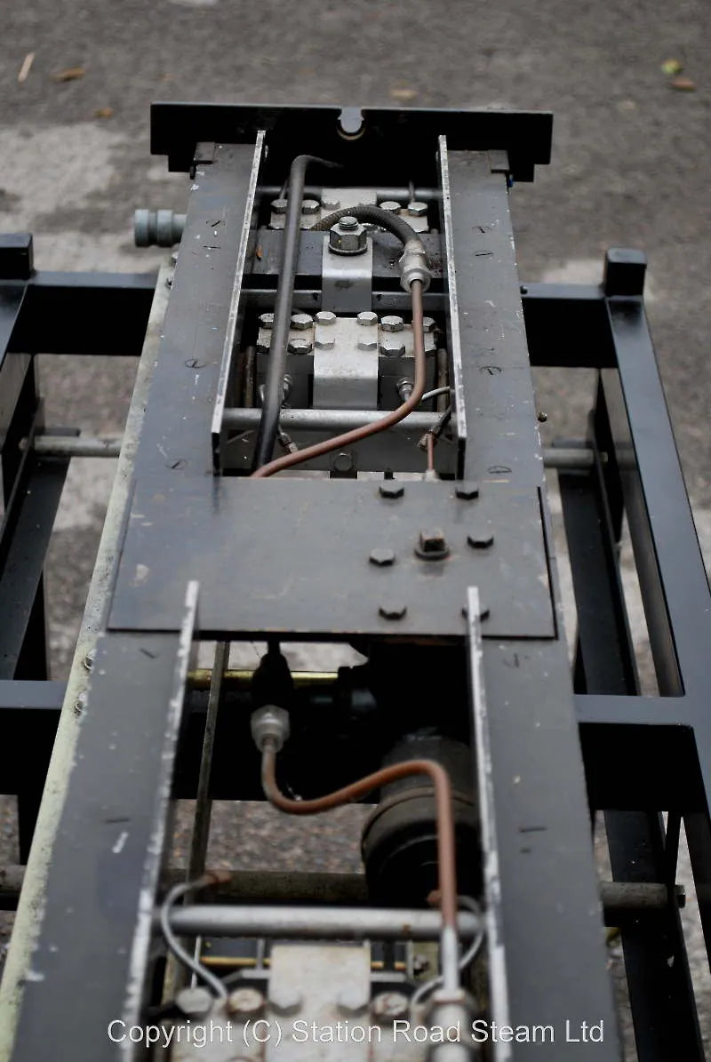 5 inch gauge hydraulic-braked bogie trolley