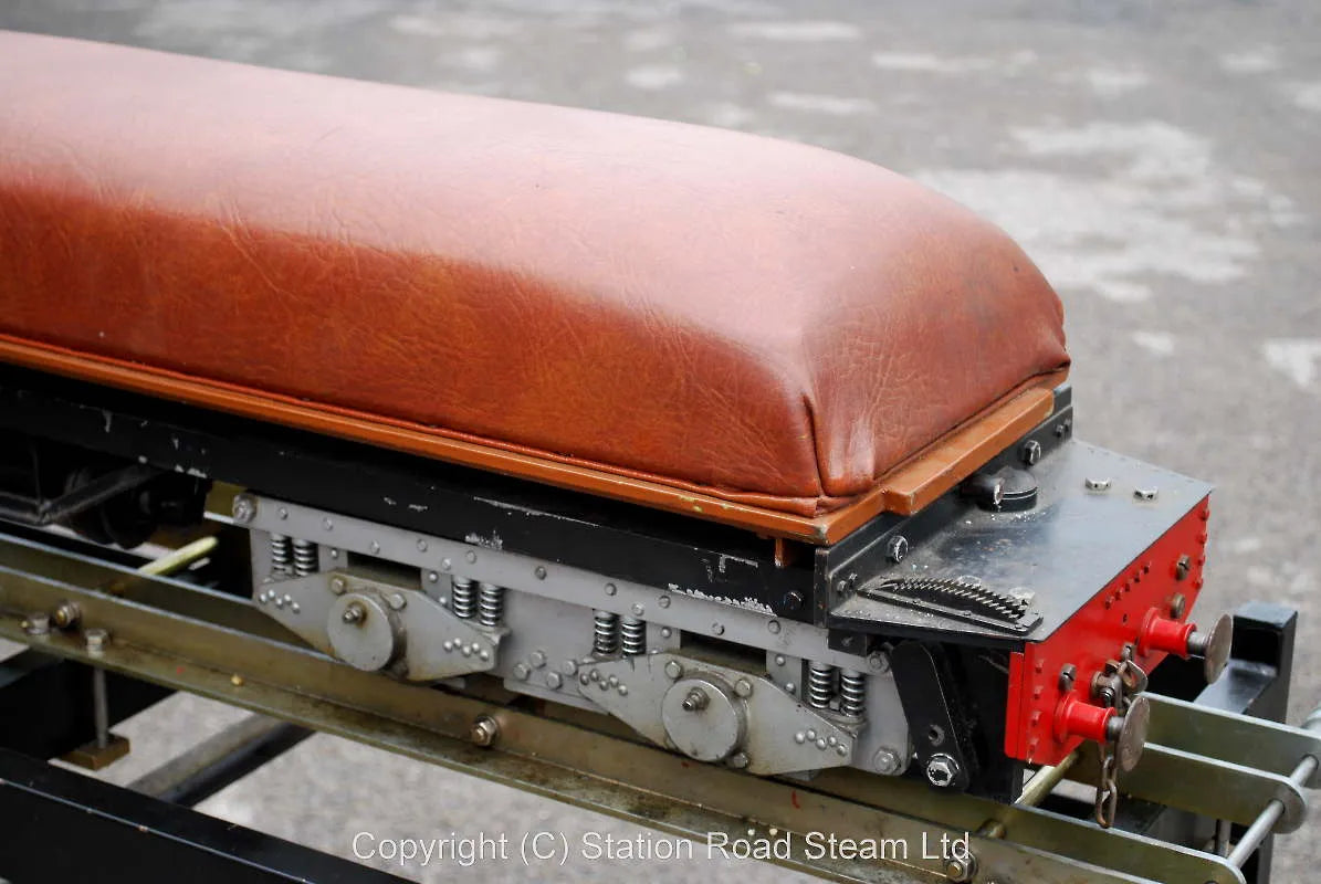5 inch gauge hydraulic-braked bogie trolley