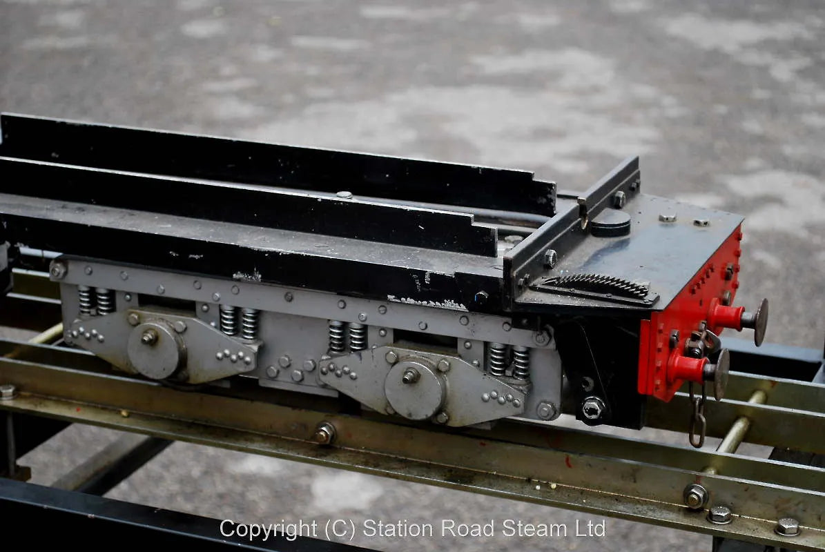 5 inch gauge hydraulic-braked bogie trolley