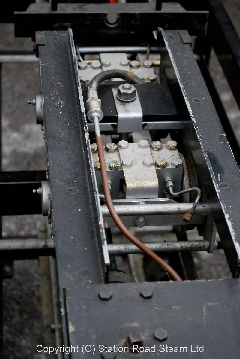 5 inch gauge hydraulic-braked bogie trolley