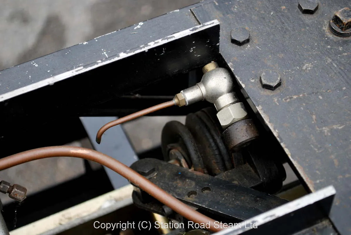 5 inch gauge hydraulic-braked bogie trolley